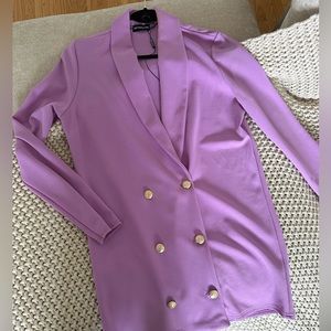 Purple Blazer Dress worn once size S